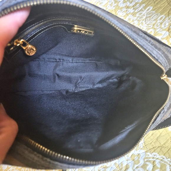 Fendi Pequin Striped Canvas Crossbody Bag - Picture 12 of 16